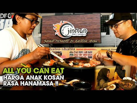 Mumpung Murah! Jangan Makan Nasi di Sini Cuy.. Rugi! - All You Can Eat JINMAN BBQ & SHABU2 Viral!