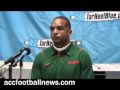 Miami Hurricanes Football Coach Randy Shannon
