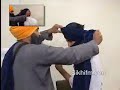 How to tye a Nok Style Turban- the Sikh Way