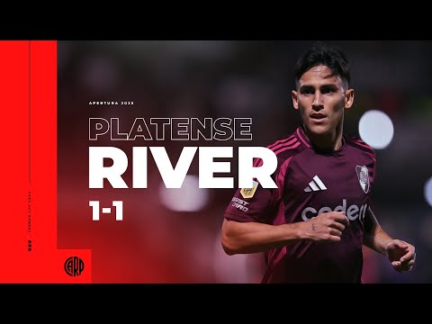 Platense 1 - River 1 | Torneo Apertura 2025 [RESUMEN COMPLETO]