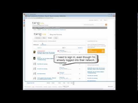 how to login to bing