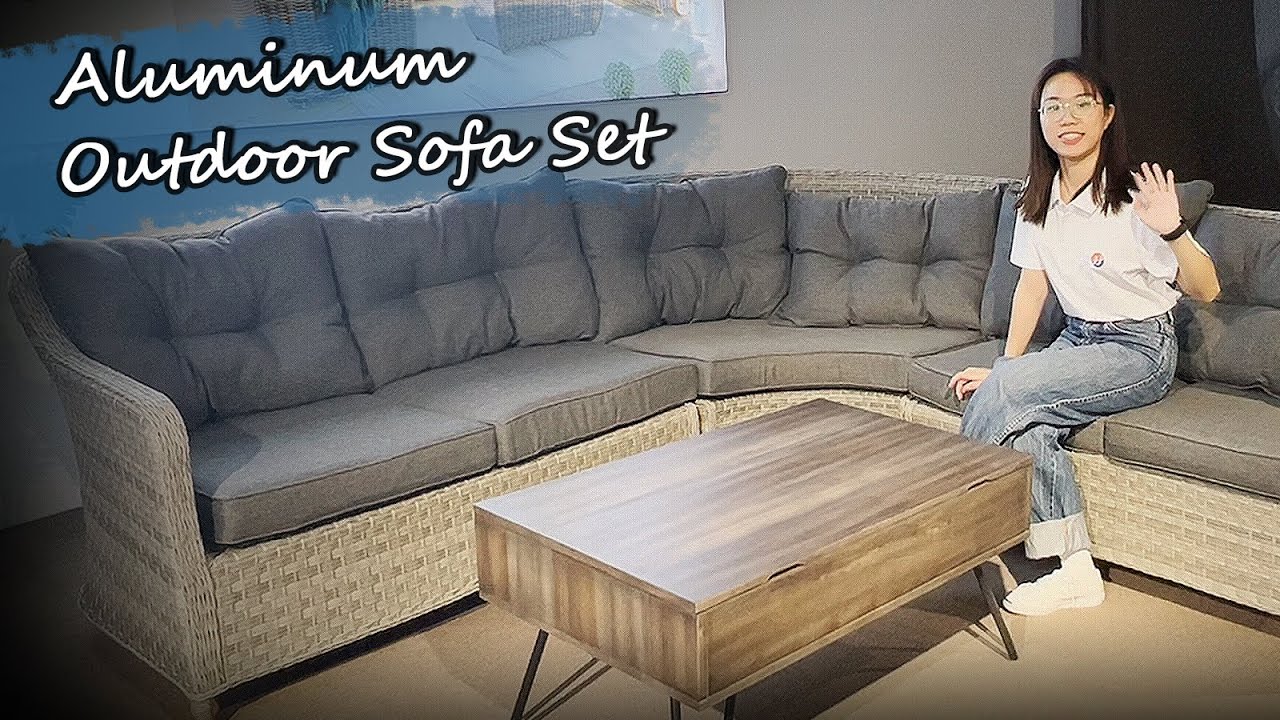 Aluminum Outdoor Sofa Set - Cindy