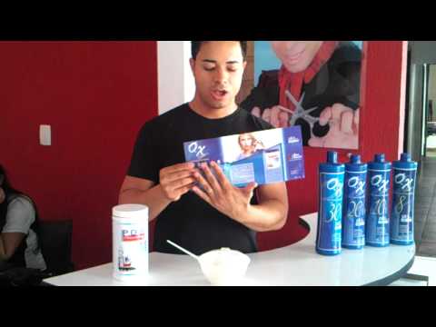 how to dye hair using agua oxinada