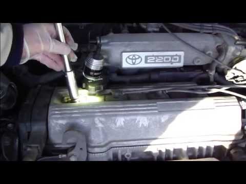 How to replace spark plugs Toyota Camry. Years 1991 to 2002.