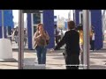 La primera persona en entrar a la Expo