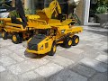 Earthmovers and dumptrucks scale 1:50 Pictures