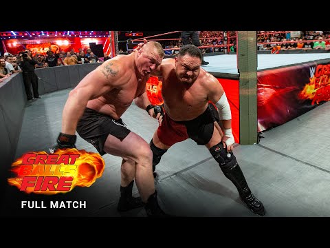 FULL MATCH - Brock Lesnar vs. Samoa Joe – Universal Title Match: WWE Great Balls of Fire 2017