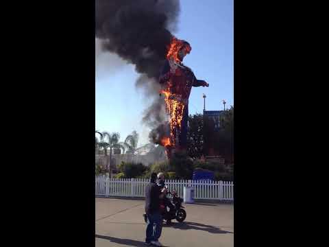 Big Tex Burns at Texas State Fair