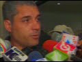 arribo del t�cnico gabriel perrone y los jugadores fabio ramos, jorge torales, javier klimowicz, franco mendoza, marcelo fleitas, luciano almeida, sebastian martinez