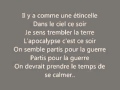 Shym -prendre L air- Lyrics. [paroles]