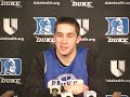 Greg Paulus - Duke Basketball Press Conference - Feb. 16,...