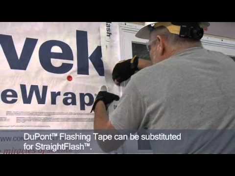 how to attach tyvek to foam