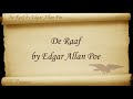 translated by john f. malta. classic literature videobook with synchronized text, interactive transcript, and closed captions in multiple languages. audio courtesy of librivox. ready by julila. playlist for the raven by edgar allan poe: www.youtube.com