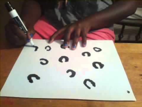 how to draw cheetah print