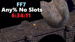FF7 Speedrun: PS1 Disc Any% No Slots in 6:34:11 (Personal Best)