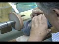Dressing sintered Diamond and Stone Wheels on a Spatzier Lathe