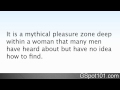 Watch 'G Spot Video - Facts About The Female G Spot'