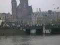People Flow out of the Central Train Station in Amsterdam