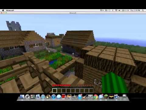 how to spawn a village in minecraft