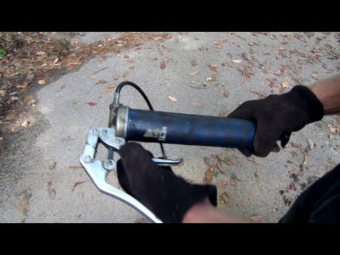 how to bleed grease gun