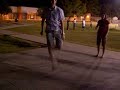 A couple of good looking guys jumping rope