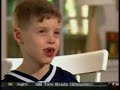 Tedy Bruschi and 6yr old Andrew