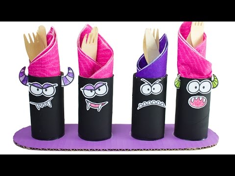 Toilet Roll Halloween Monsters