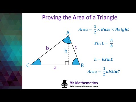 how to prove area of triangle