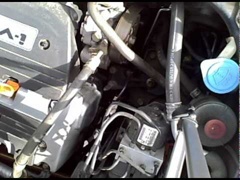 2003 Honda Element serpentine belt change