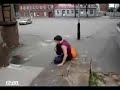 russian street climbing and running