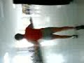 creepy james anderson with short girl shorts on!