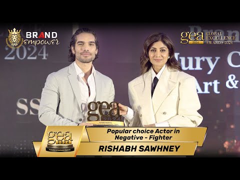 Rishabh Sawhney wins GEA 2024 | Global Excellence Awards 2024 by Brand Empower