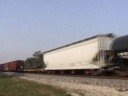 CSXT 9029 west leads the M CSXKCK at Lockport, IL. 09/25/08