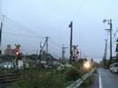踏切風景－高山本線キハ８５系ワイドビューひだ１８号（蘇原→那加）2008年6月29日撮影