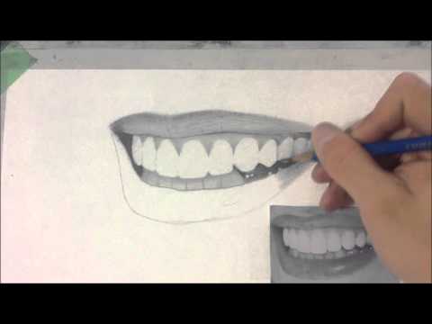 Desenhando sorriso realista - Samuel Saito