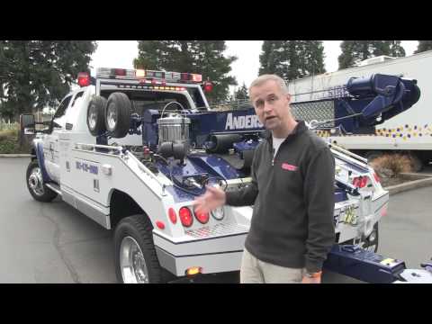 towtruck - Sirennet presents an Anderson Towing (http://andersontowing.com) tow truck/wrecker: A Ford F-550 Super Duty with, Whelen M2 Super-LED Lighthead http://sirenn...