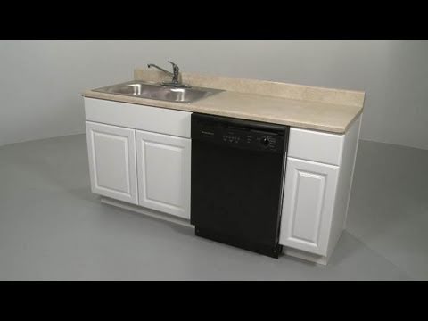 how to fasten a dishwasher under a granite countertop