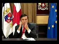 Mikheil Saakashvili eats Necktie Mikheil Saakashvili eats Necktie