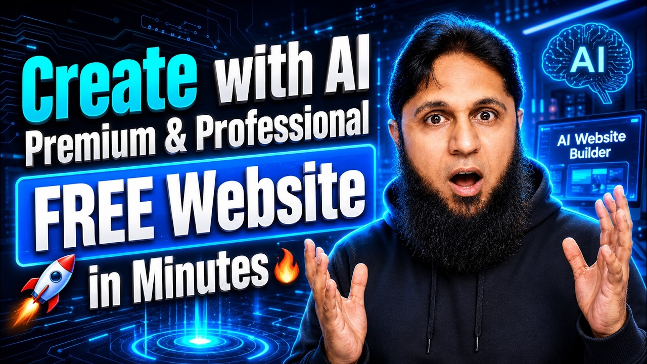 Free Professional Website with AI in Minutes  Premium Landing Page Without Coding