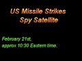 US destroy spy satellite with missile. Best Quality
