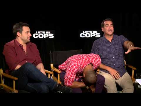 Jake Johnson, Damon Wayans Jr. and Rob Riggle Talk Let's Be Cops