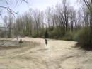 Goe&Lucian riding dirtbikes