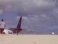 SXM drunken tourists and jet blast
