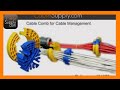 Bundling Ethernet Cable with the Cable Comb and Terminating a Patch Panel