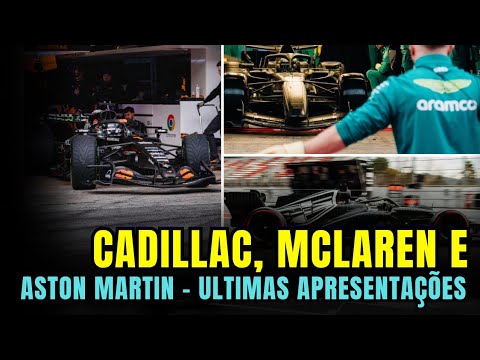 CADILLAC, MCLAREN E ASTON MARTIN ! ULTIMAS APRESENTAÇÕES DA FORMULA 1 2026