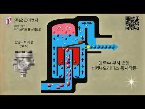 필립이앤지 하이브리브 스팀트랩 4.5세대 작동 애니매이션