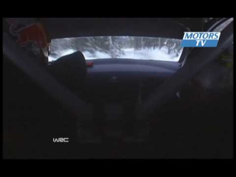 Caméra embarqué Loeb et Hirvonen au Rallye de Suède [WRC]