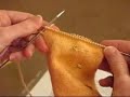Short Row Heel with YOs, Part 1