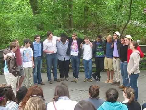 stairwells - The Stairwells of the College of William and Mary singing their traditional final song at the Crim Dell Amphitheatre on 5/5/13.