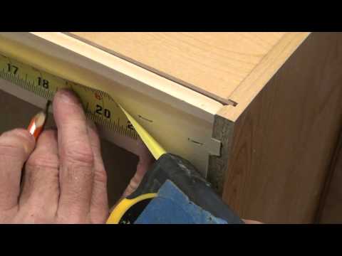 how to fasten wall cabinets